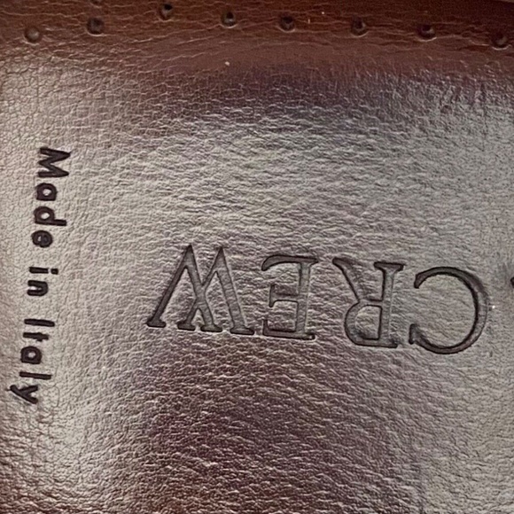 J. Crew Italy Mens Sz 12 Chukka Ankle Boots Leather Brown Lace Up - Picture 7 of 9